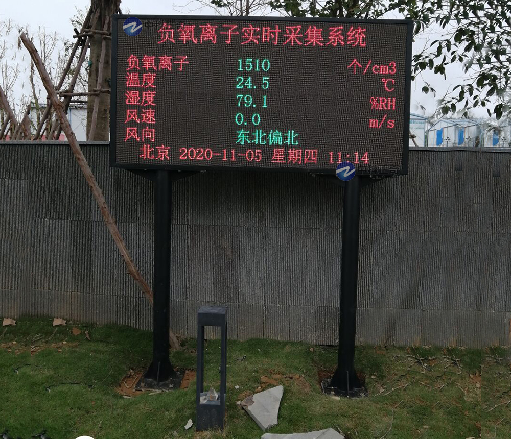  上海高誠智能-負氧離子實時采集系統